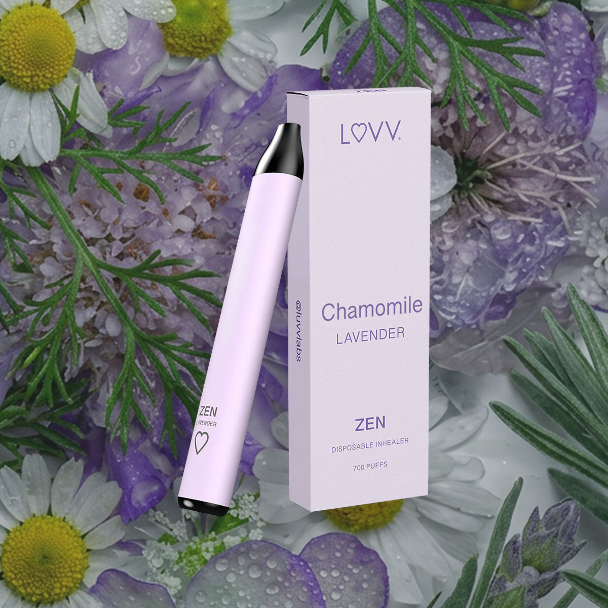 Anxiety Pen | Lavender & Chamomile Inhaler for Calm | ZEN by LUVV LUVV Labs Anxiety Pen | Lavender & Chamomile Inhaler for Calm | ZEN by LUVV LUVV Labs