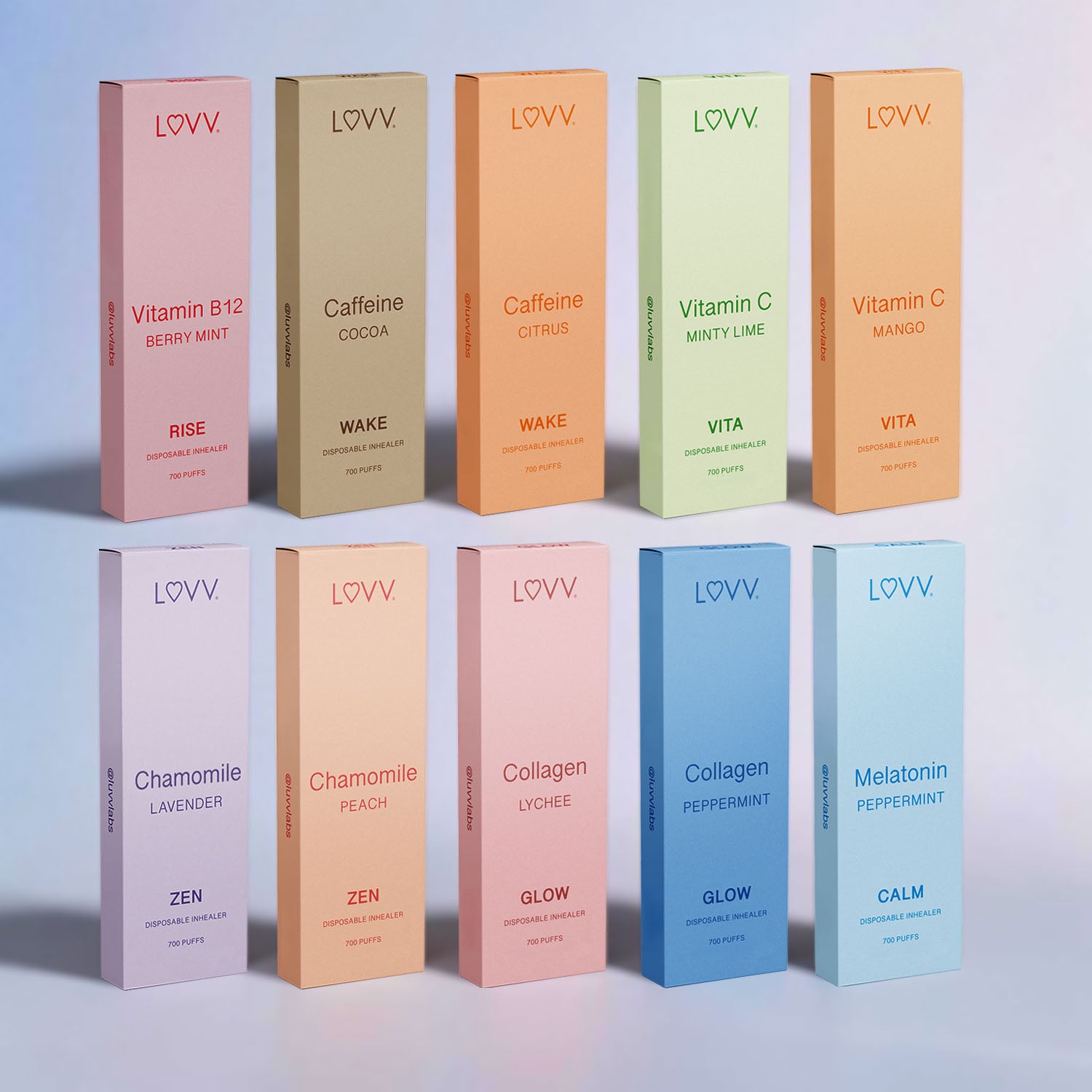 VARIETY Sampler 10-Pack LUVV Labs VARIETY Sampler 10-Pack LUVV Labs