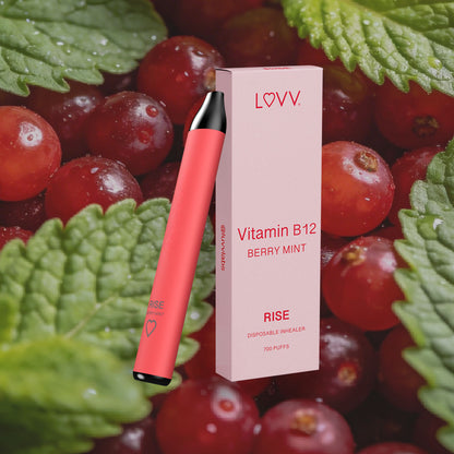 B12 Diffuser | Vitamin B12 Vape Pen for Energy & Focus | RISE by LUVV LUVV Labs B12 Diffuser | Vitamin B12 Vape Pen for Energy & Focus | RISE by LUVV LUVV Labs