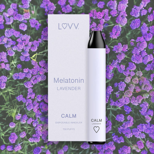 Melatonin Inhaler | Lavender Sleep Pen | CALM Lavender by LUVV LUVV Labs Melatonin Inhaler | Lavender Sleep Pen | CALM Lavender by LUVV LUVV Labs