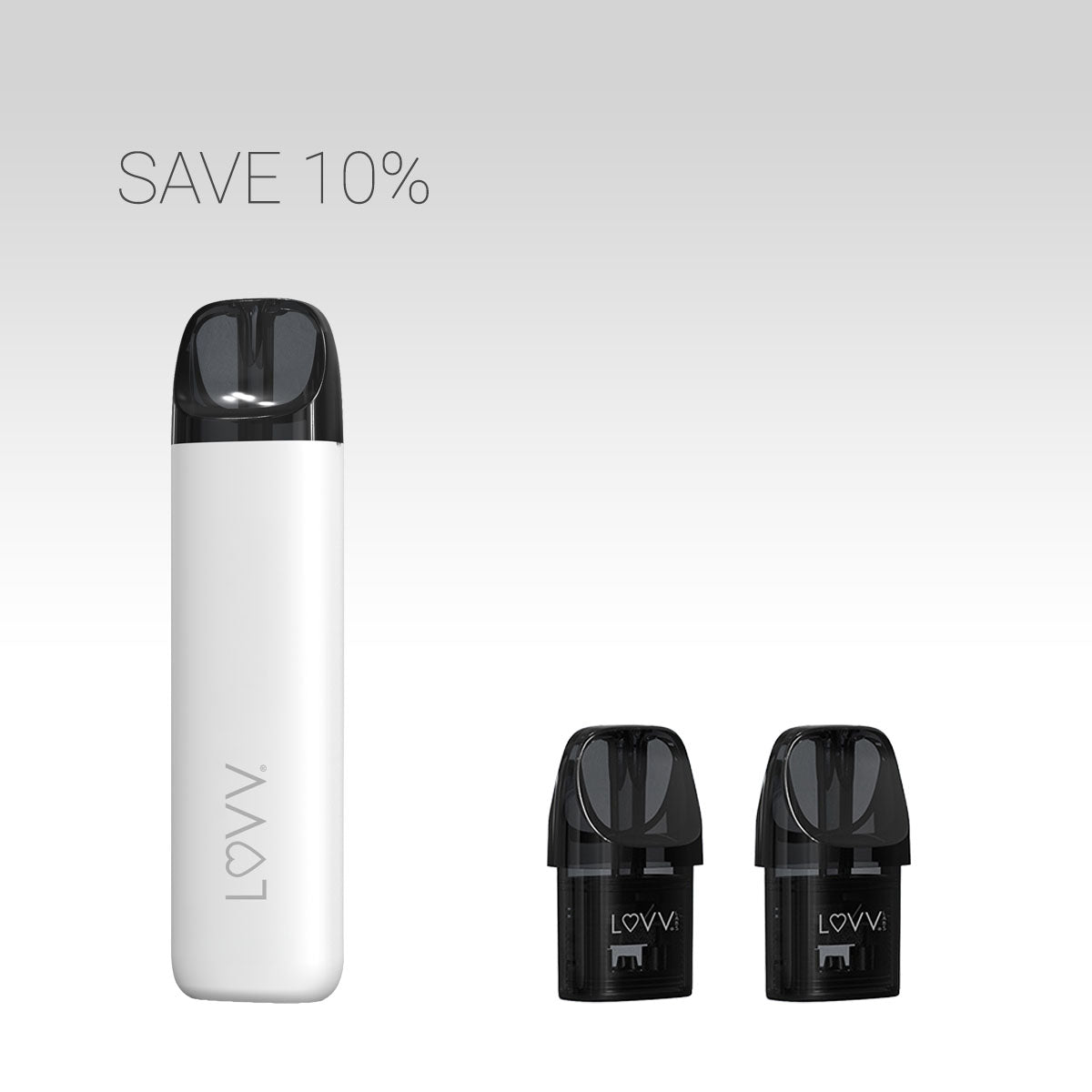 LUVV Pure Rechargeable Kit + Pods Bundler