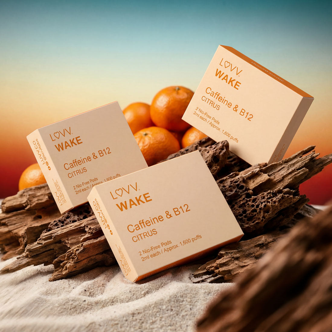 10 Caffeine + B12 Pods / Citrus 2-Packs