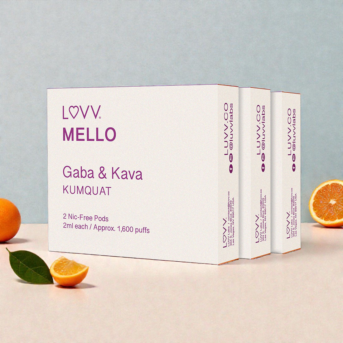 MELLO Gaba + Kava / Kumquat Pods