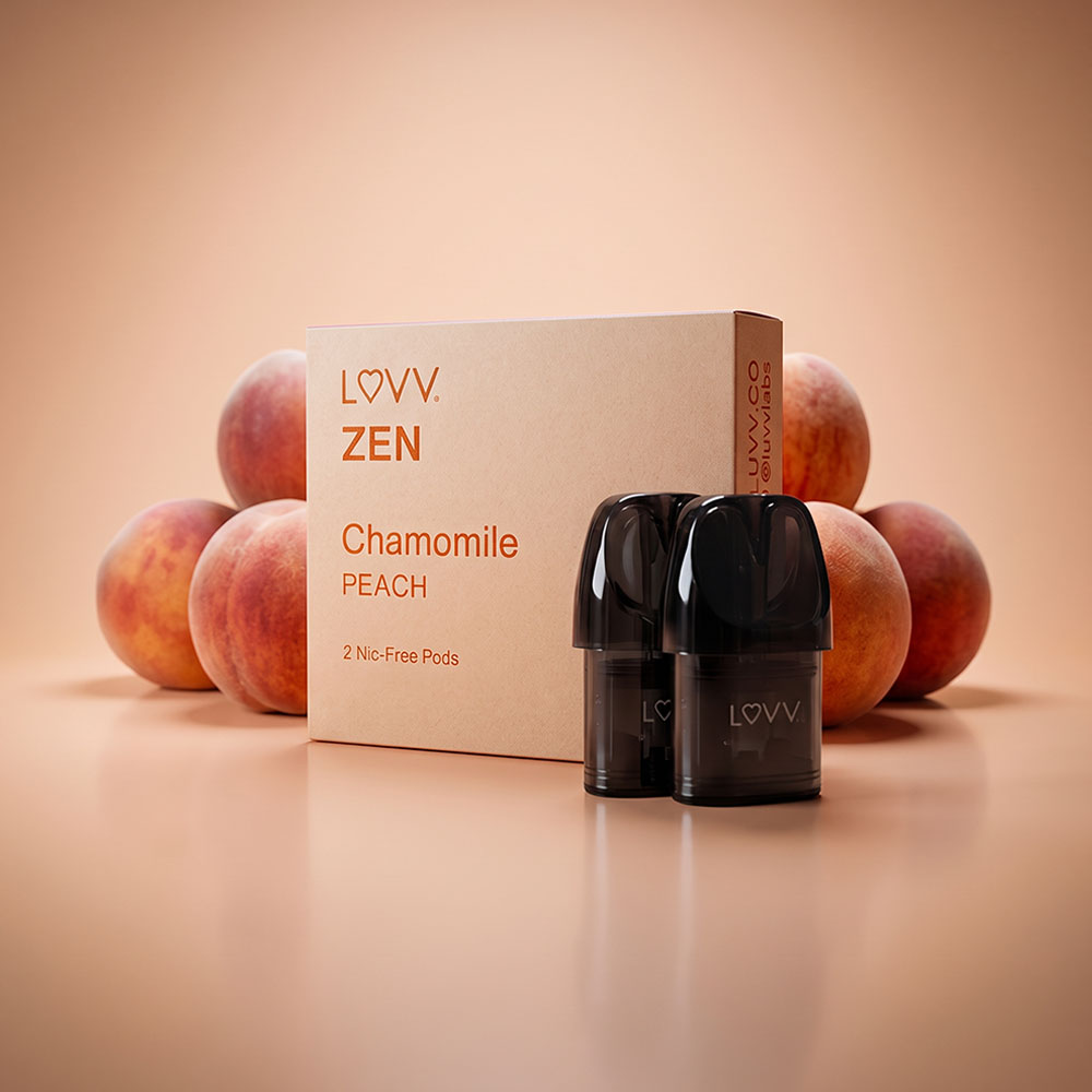 10 Chamomile Pods / Peach 2-Packs