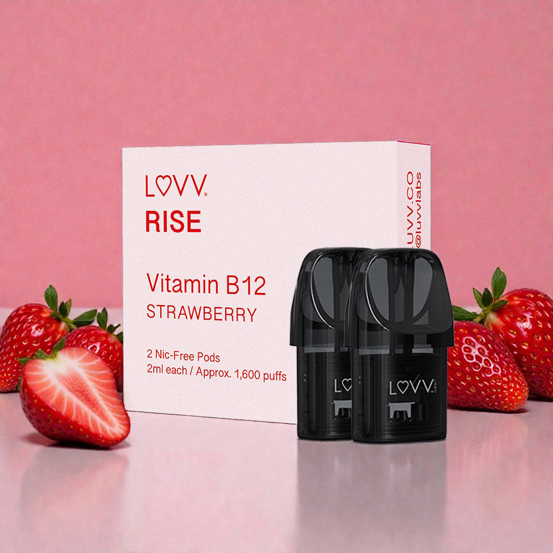 V2 Vitamin B12 / Strawberry Pods