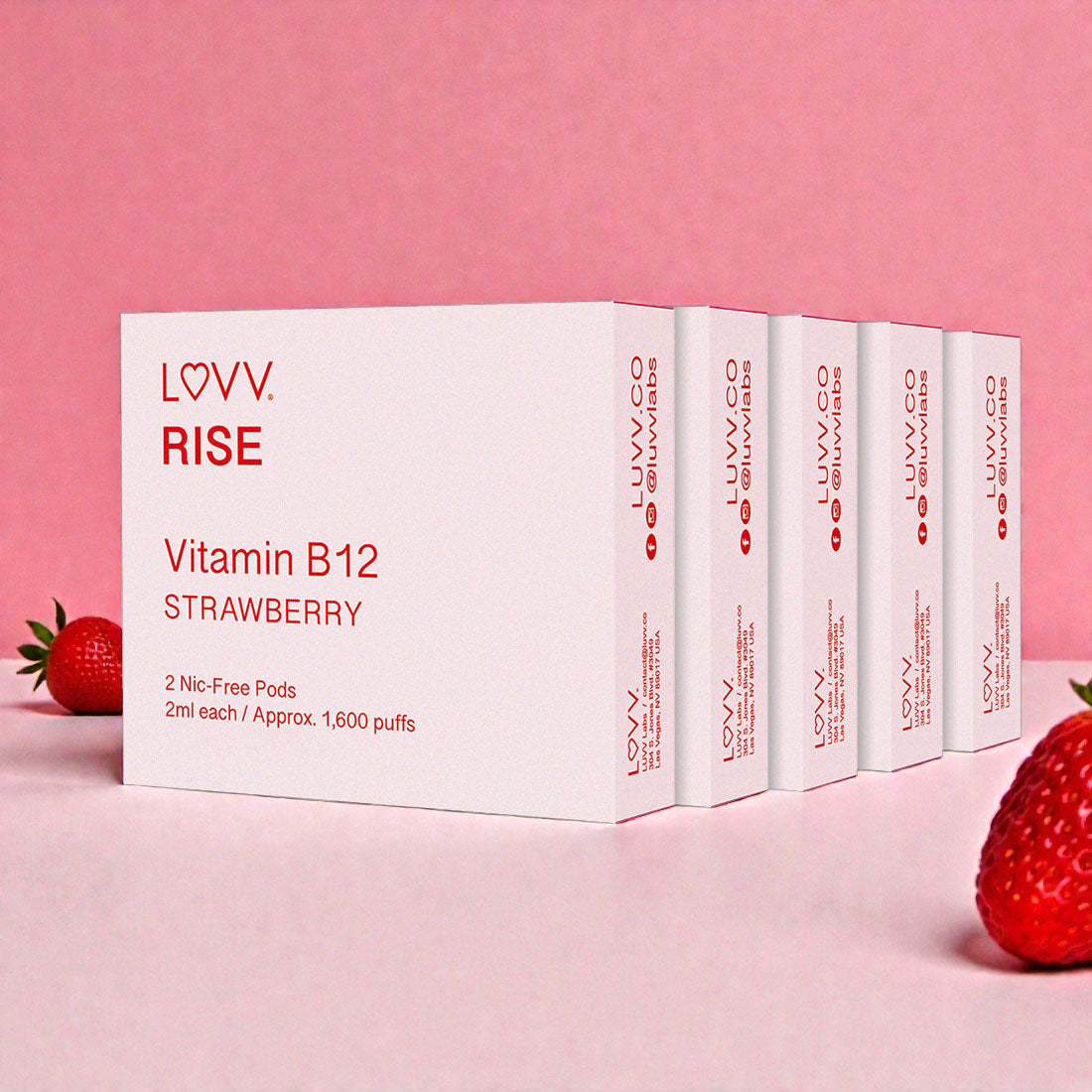 V2 Vitamin B12 / Strawberry Pods