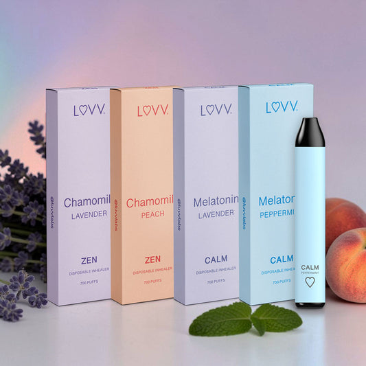 Melatonin, Caffeine & Anxiety Pens | Nicotine Free | LUVV LUVV Labs Melatonin, Caffeine & Anxiety Pens | Nicotine Free | LUVV LUVV Labs