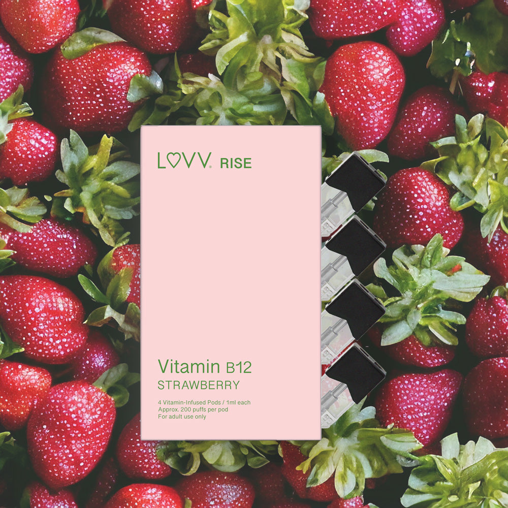 RISE - Vitamin B12 / Strawberry Pods