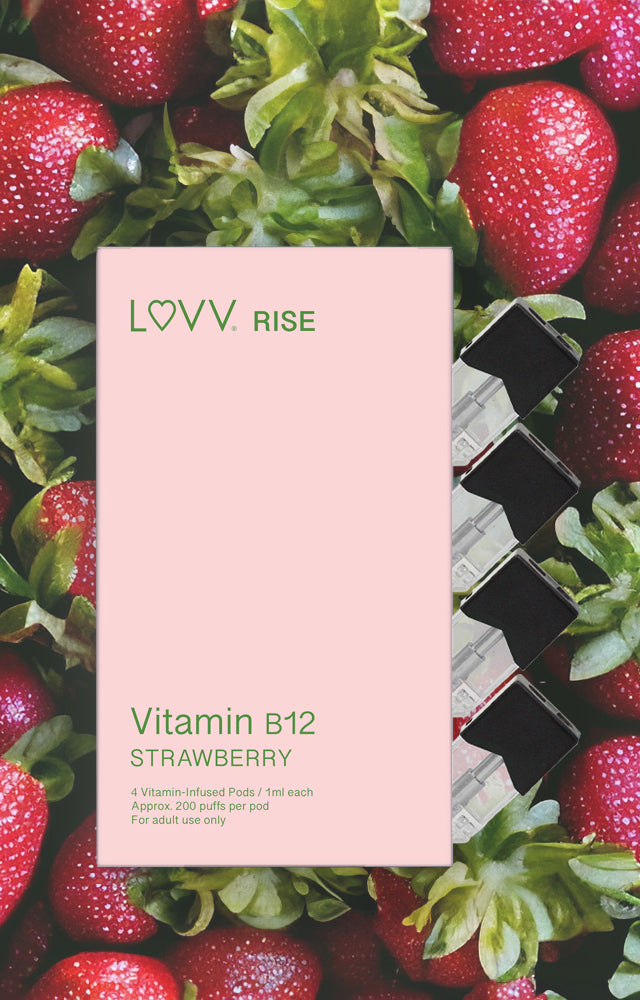 RISE - Vitamin B12 / Strawberry Pods