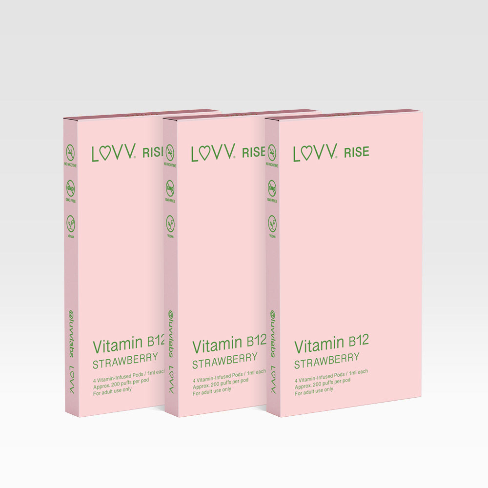 RISE - Vitamin B12 / Strawberry Pods