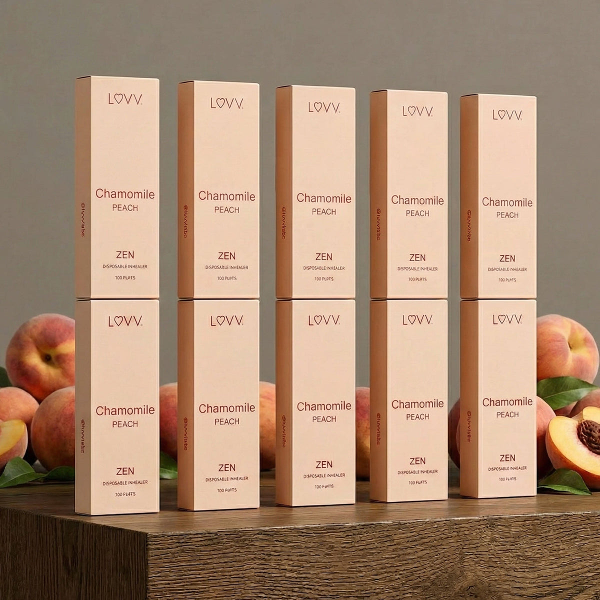 ZEN Chamomile Infused Peach Flavored Inhealers - 10-Pack